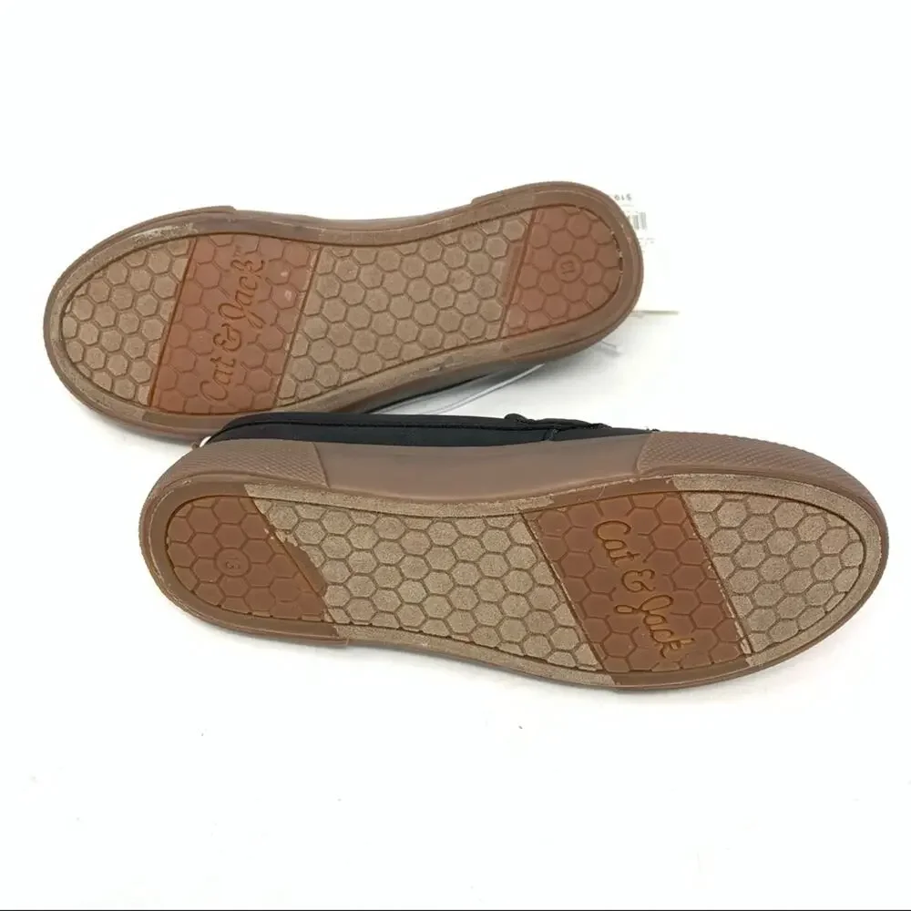 Cat & Jack Boys Loafers Gray Size‎ 13 Liam Charcoal NWT